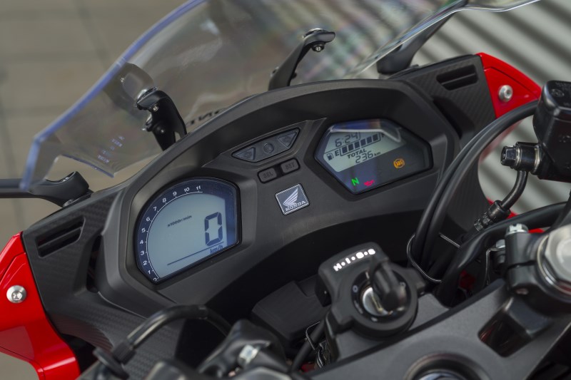 Cockpit der Honda CBR 650 F