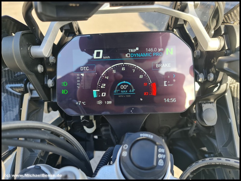 Cockpit - Schräglage - Sport-Cockpit R 1250 GSA